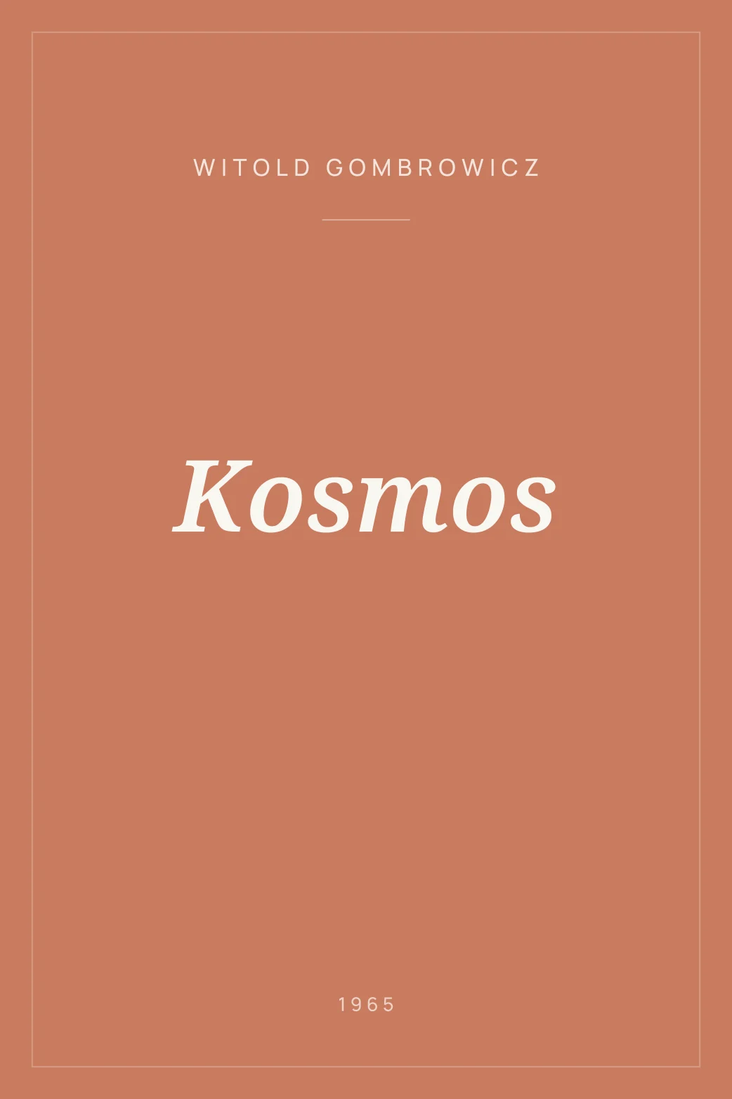 Portada de Kosmos