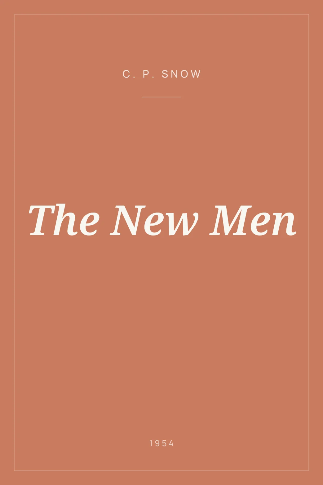 Portada de The New Men