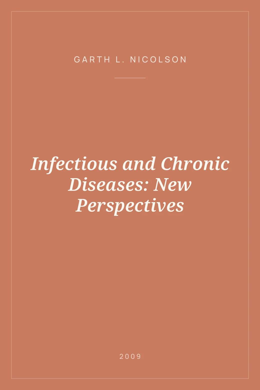 Portada de Infectious and Chronic Diseases: New Perspectives