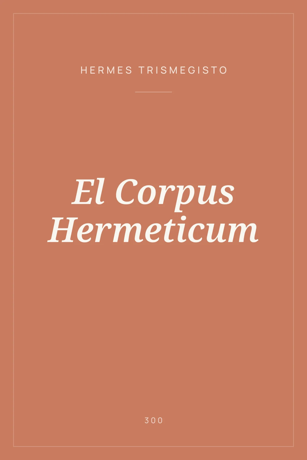 Portada de El Corpus Hermeticum