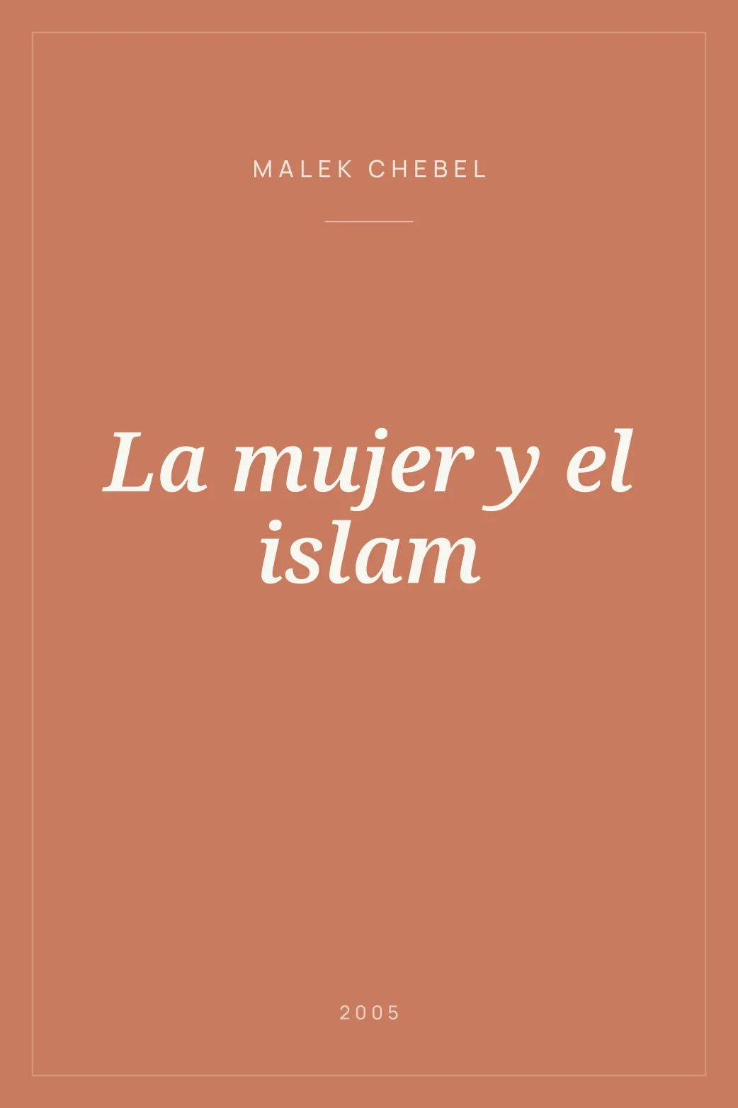 Portada de La mujer y el islam