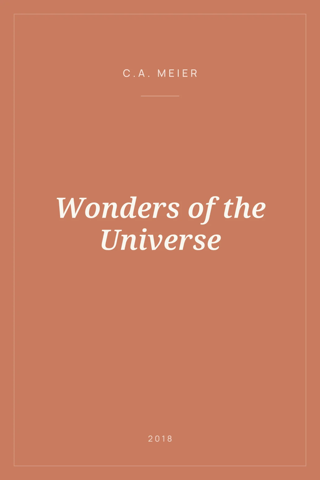 Portada de Wonders of the Universe