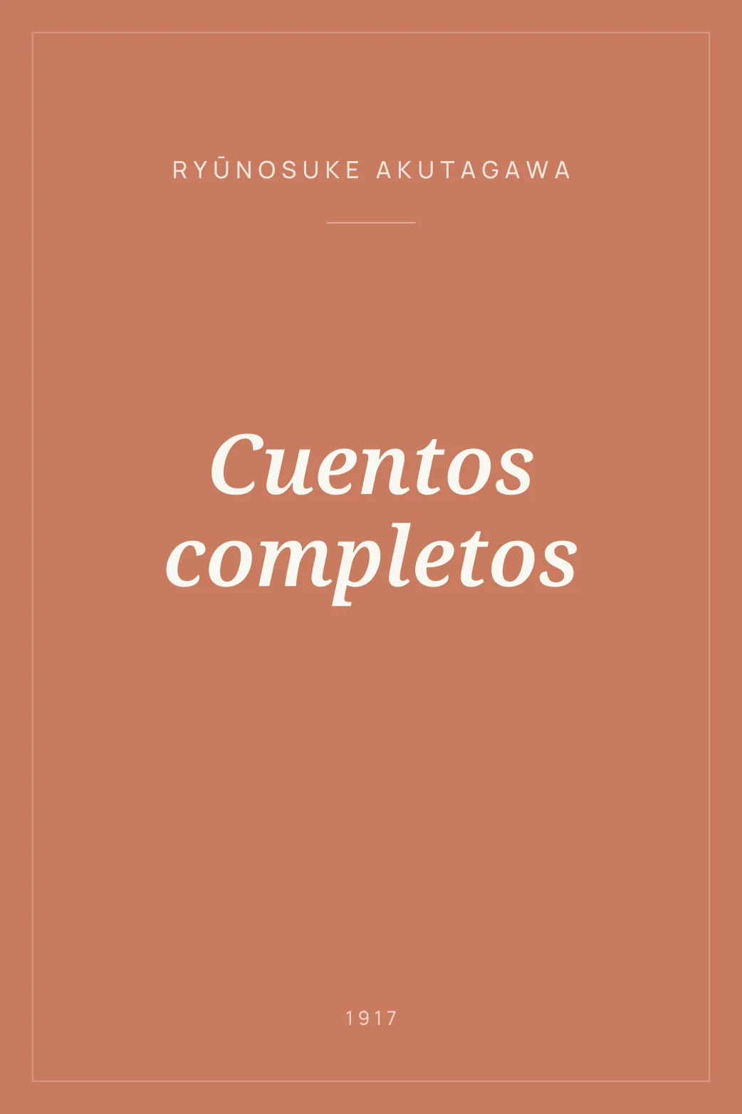 Portada de Cuentos completos