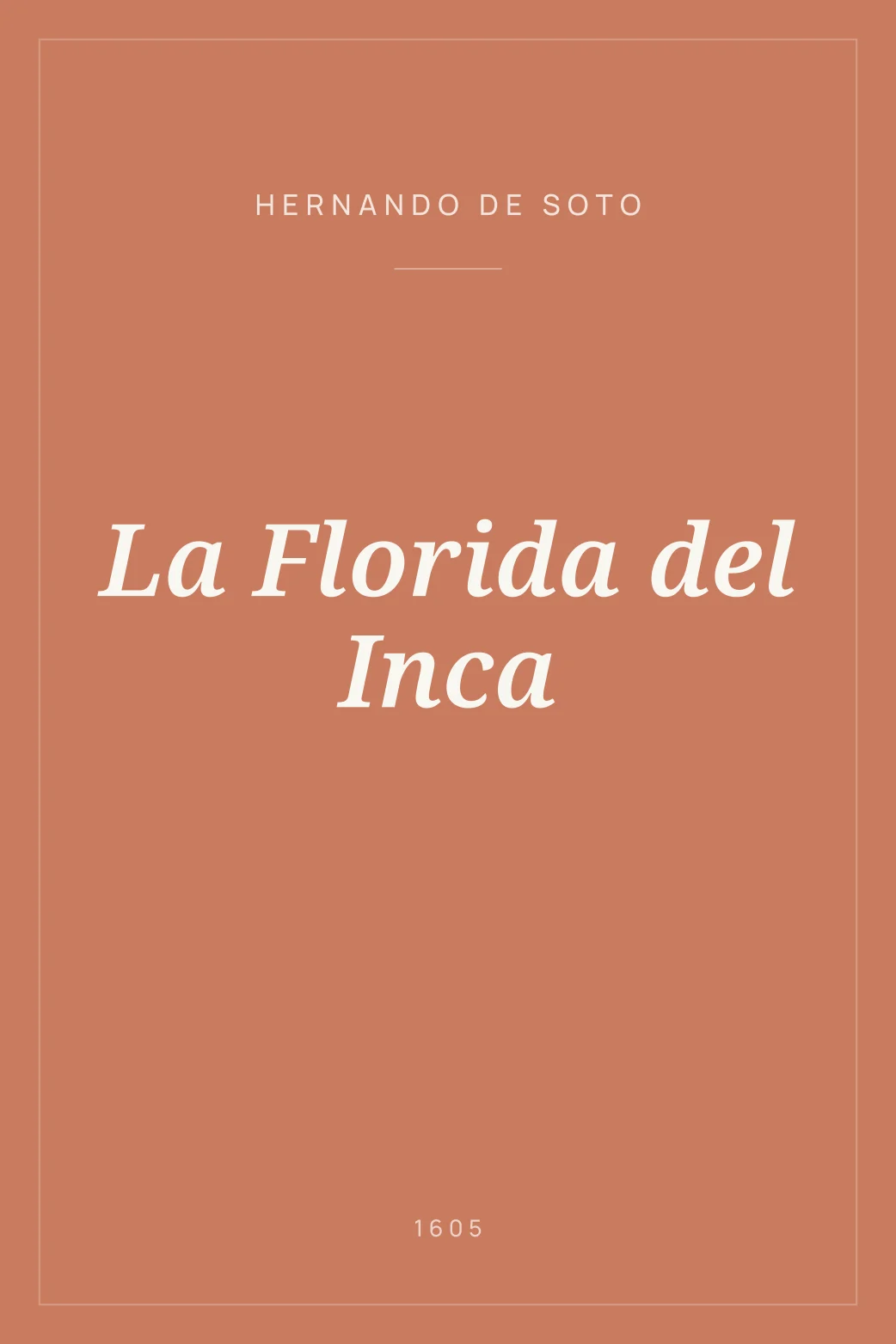 Portada de La Florida del Inca