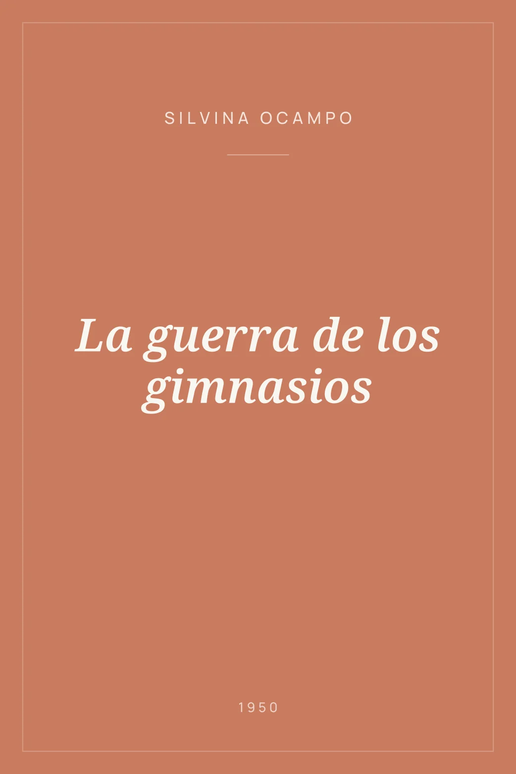 Portada de La guerra de los gimnasios