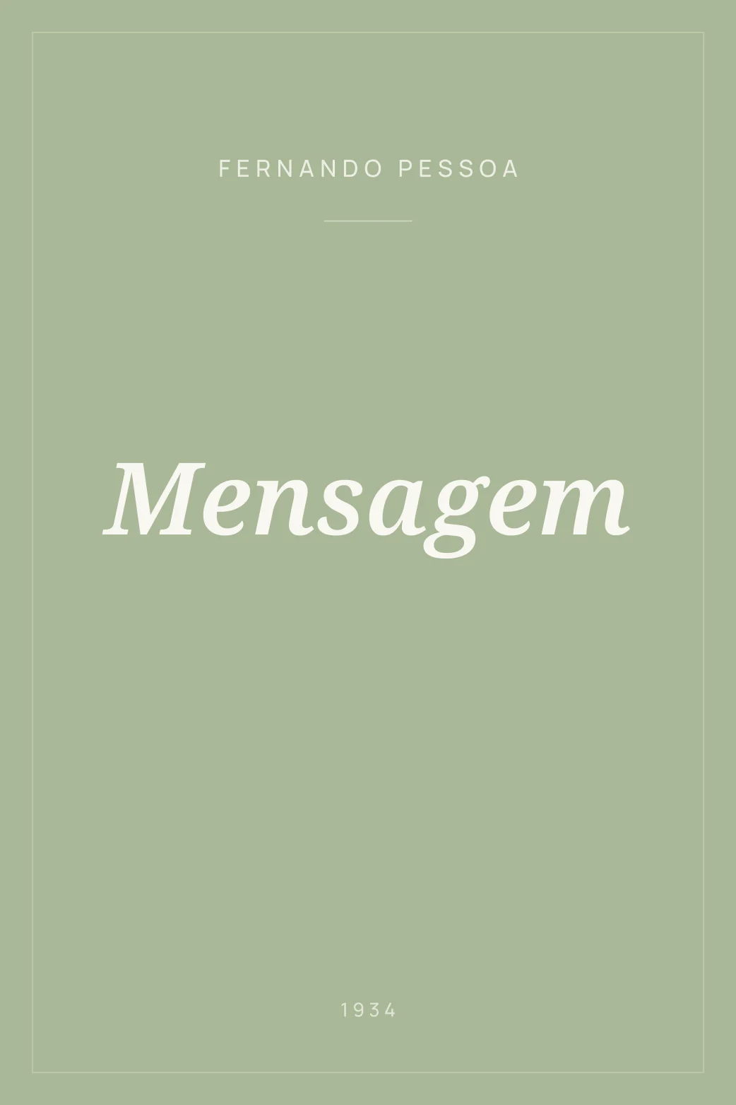 Portada de Mensagem