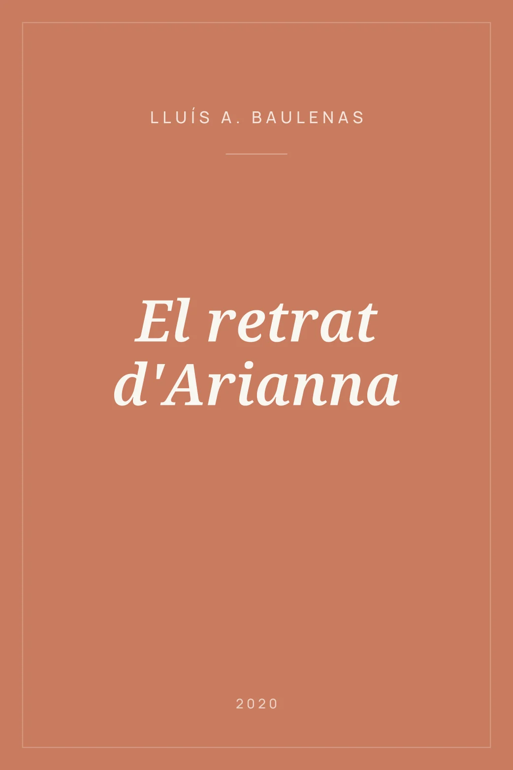 Portada de El retrat d'Arianna