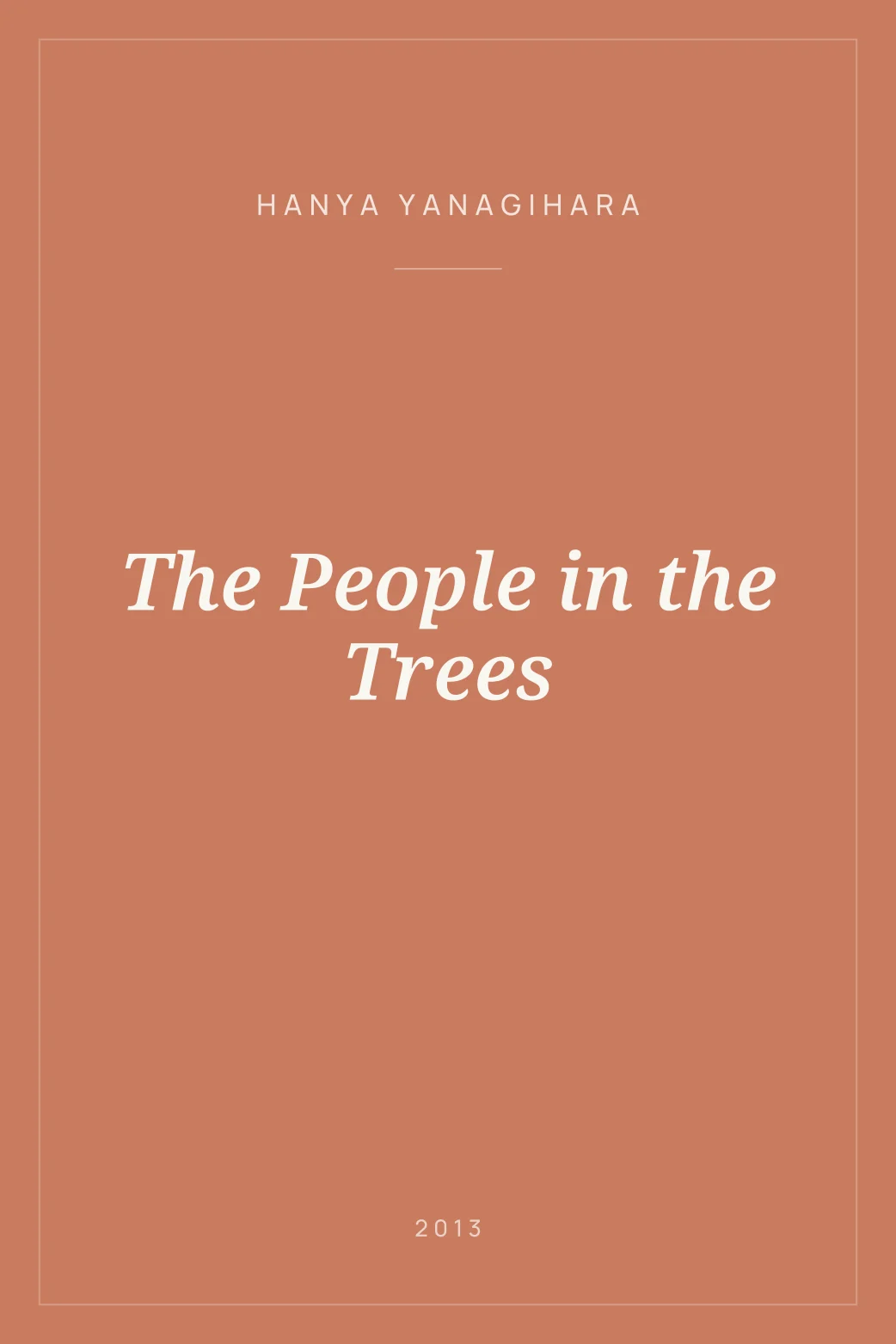 Portada de The People in the Trees