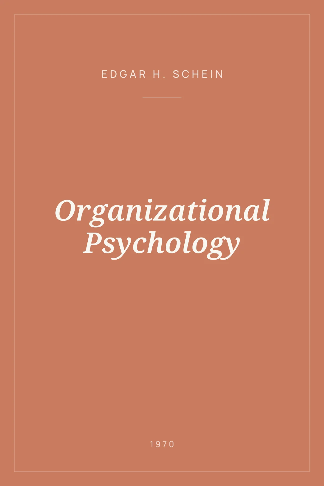 Portada de Organizational Psychology