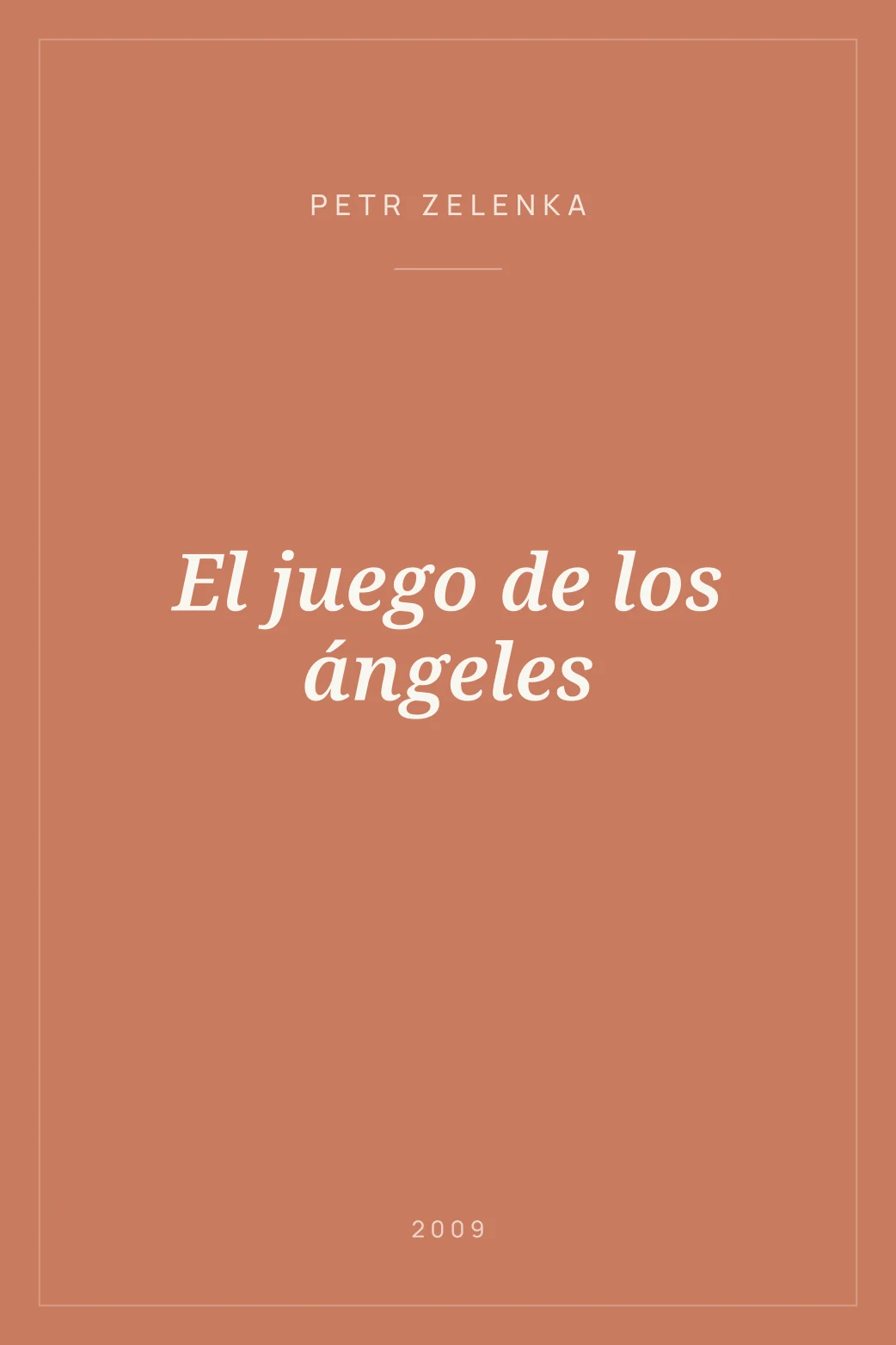 Portada de El juego de los ángeles