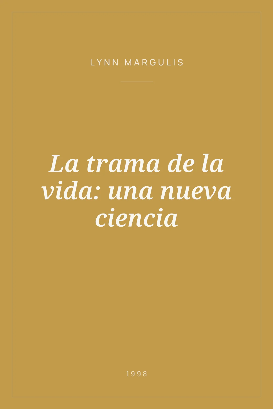 Portada de La trama de la vida: una nueva ciencia