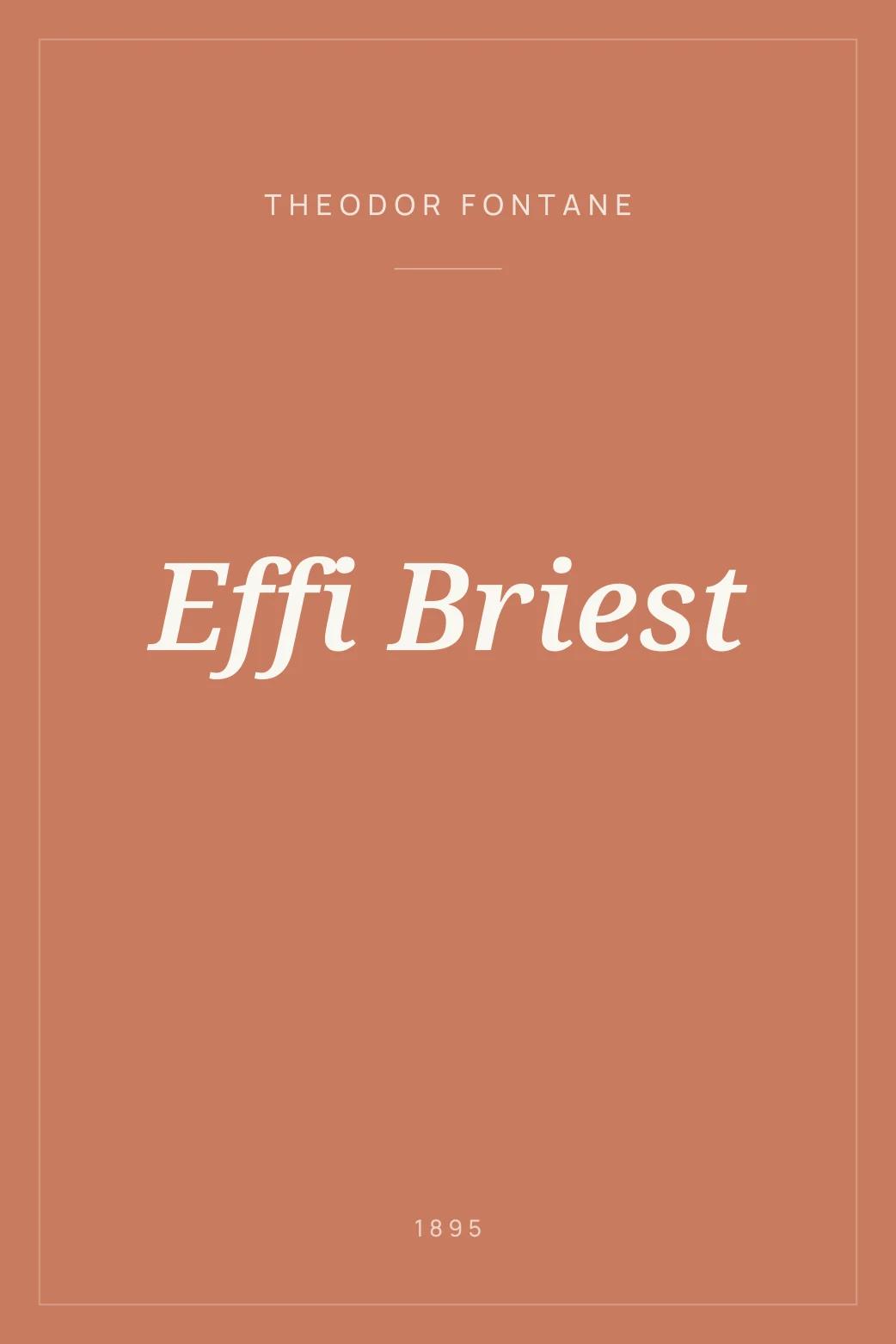 Portada de Effi Briest