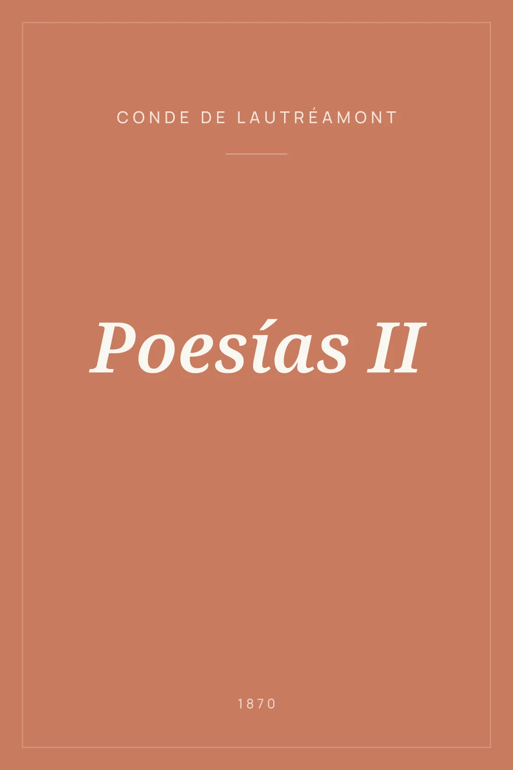 Portada de Poesías II