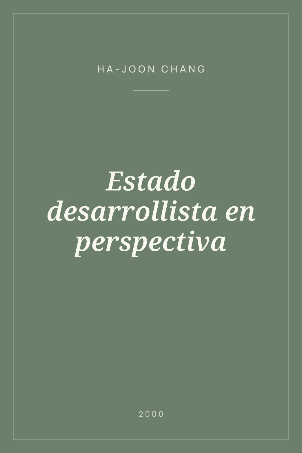 Portada de Estado desarrollista en perspectiva