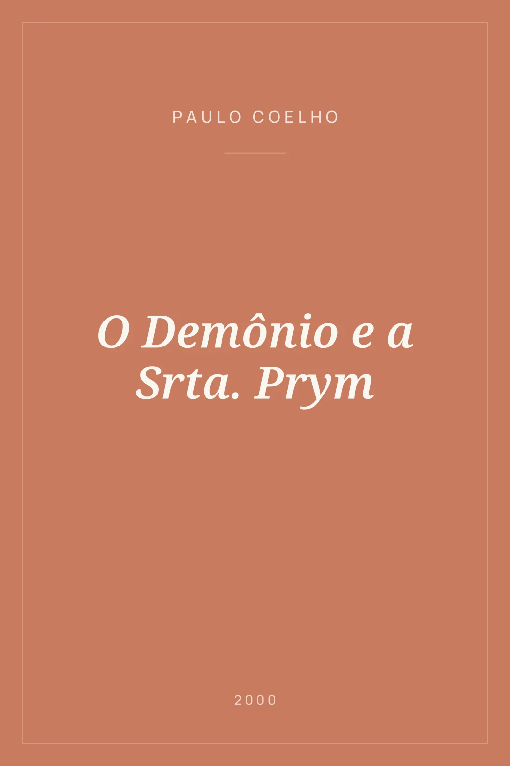 Portada de O Demônio e a Srta. Prym