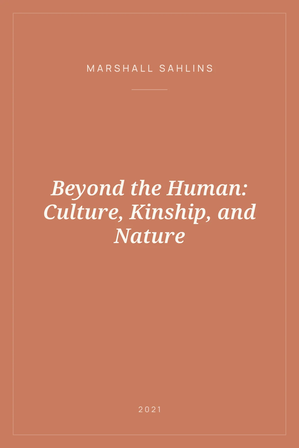 Portada de Beyond the Human: Culture, Kinship, and Nature