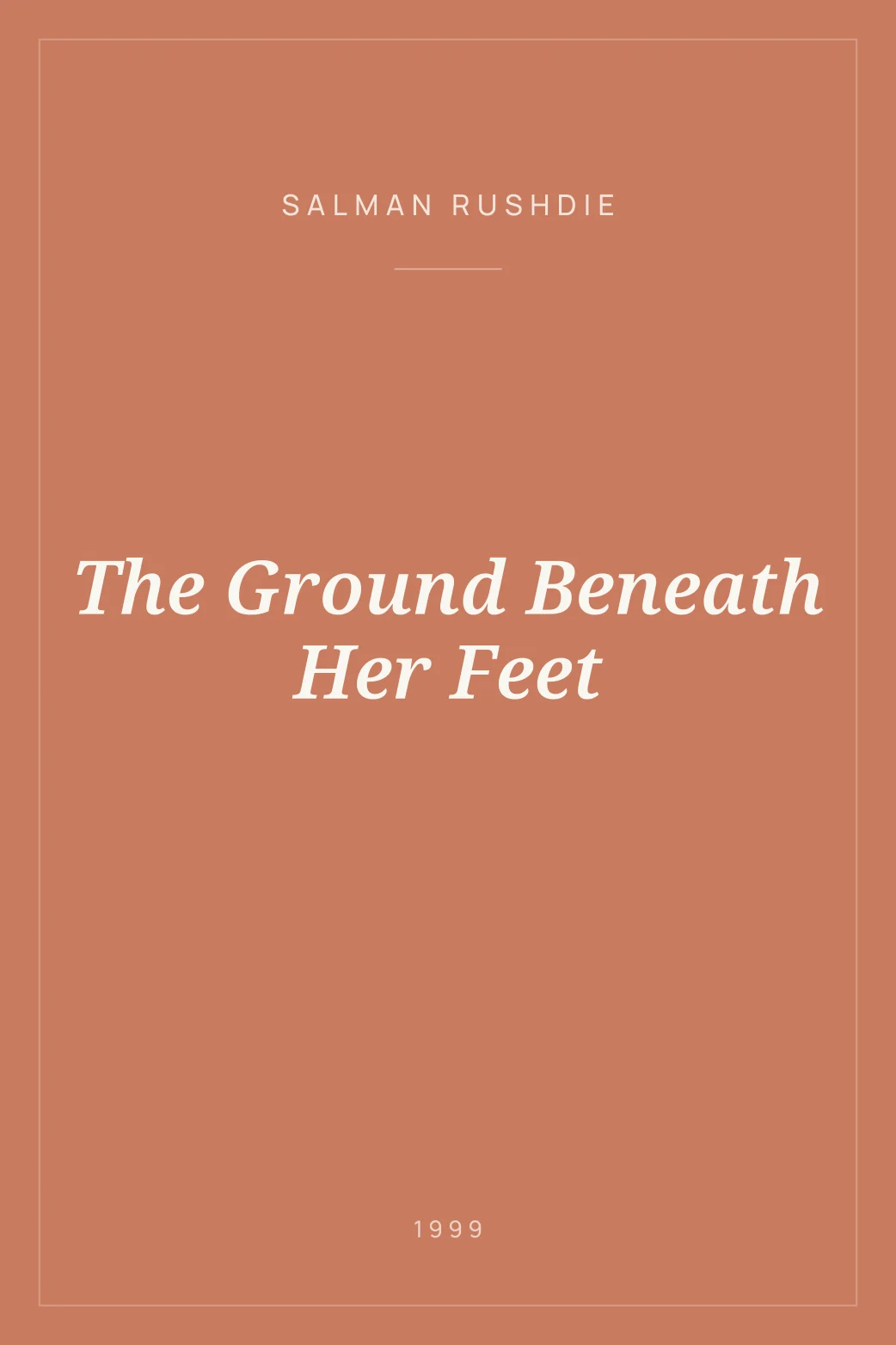 Portada de The Ground Beneath Her Feet