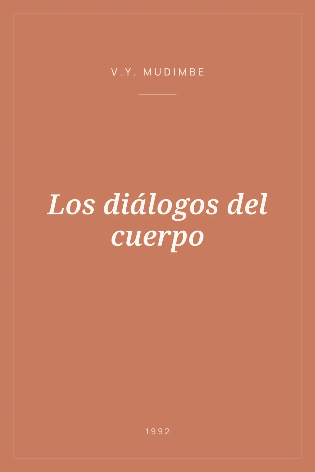Portada de Los diálogos del cuerpo