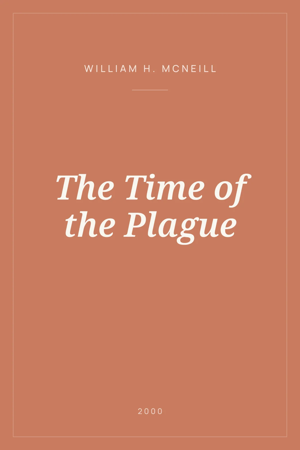 Portada de The Time of the Plague