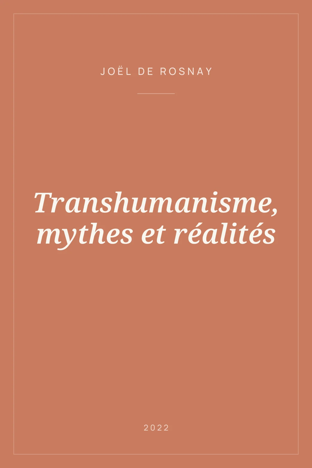Portada de Transhumanisme, mythes et réalités