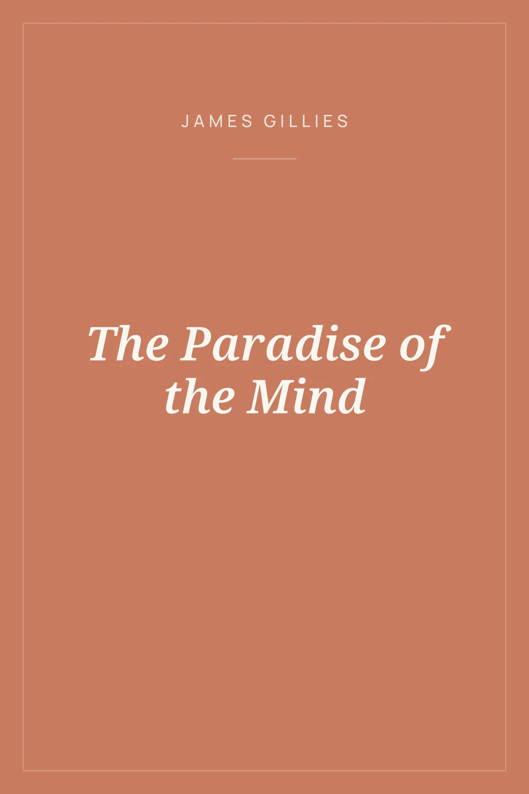Portada de The Paradise of the Mind