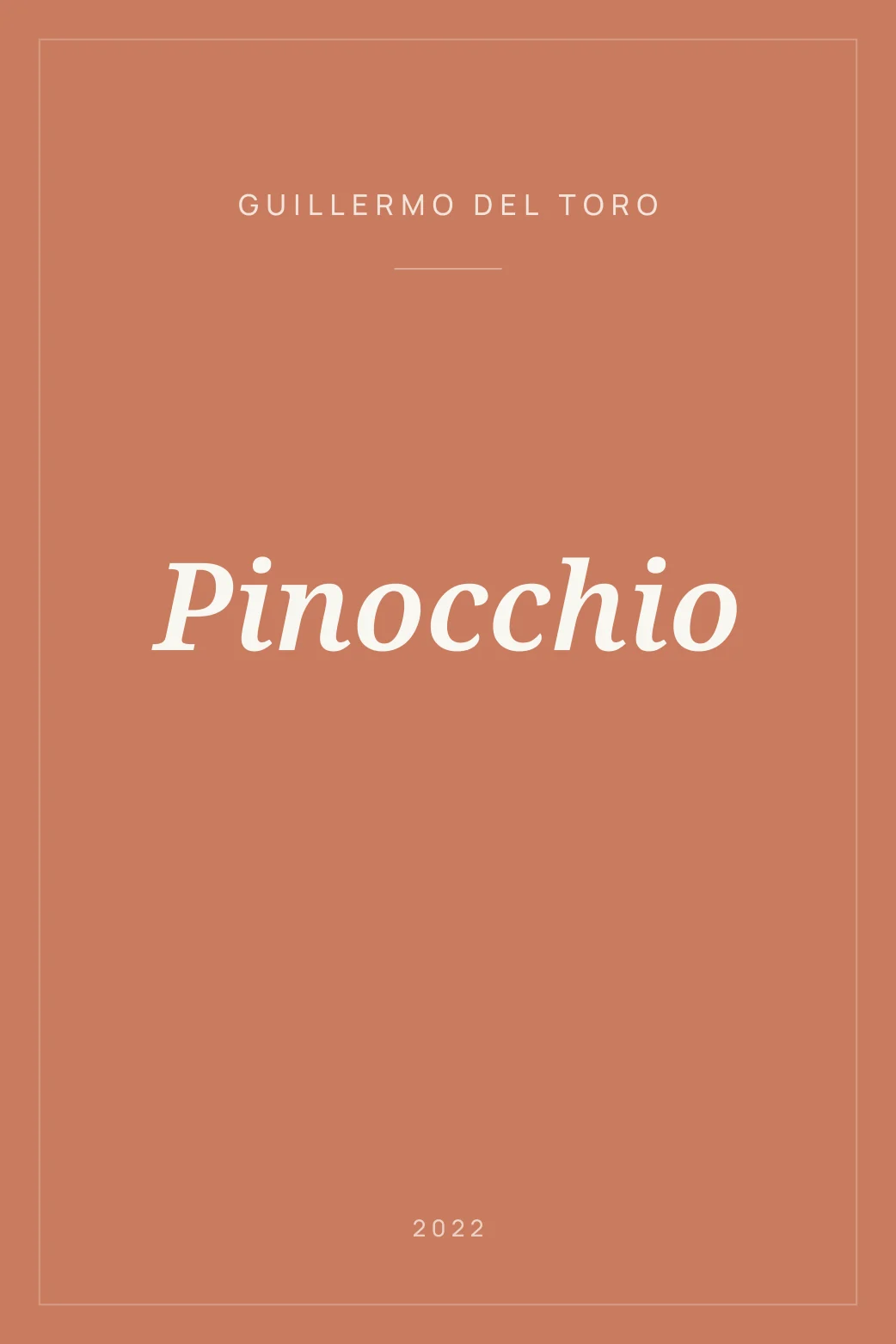 Portada de Pinocchio