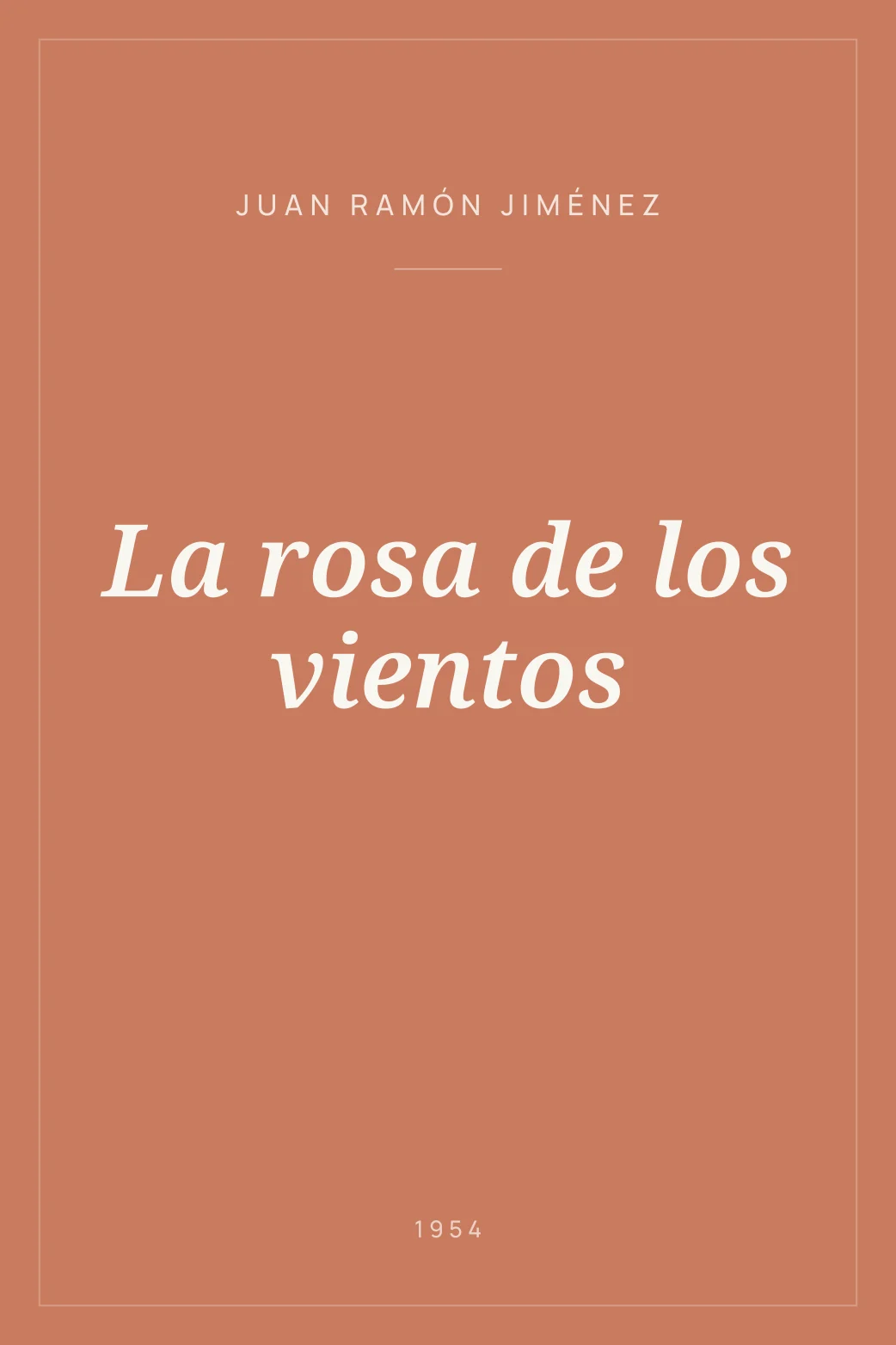 Portada de La rosa de los vientos