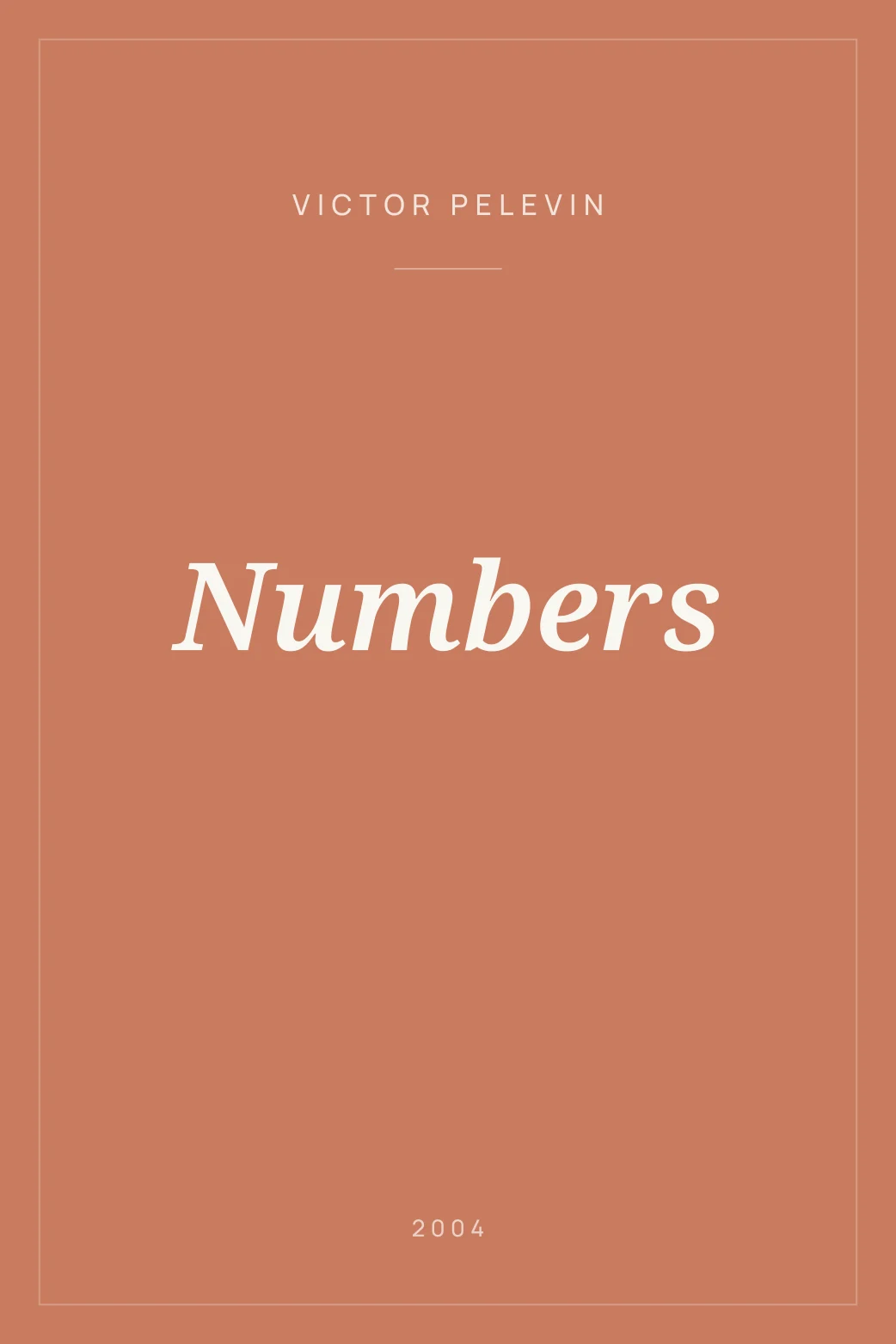 Portada de Numbers