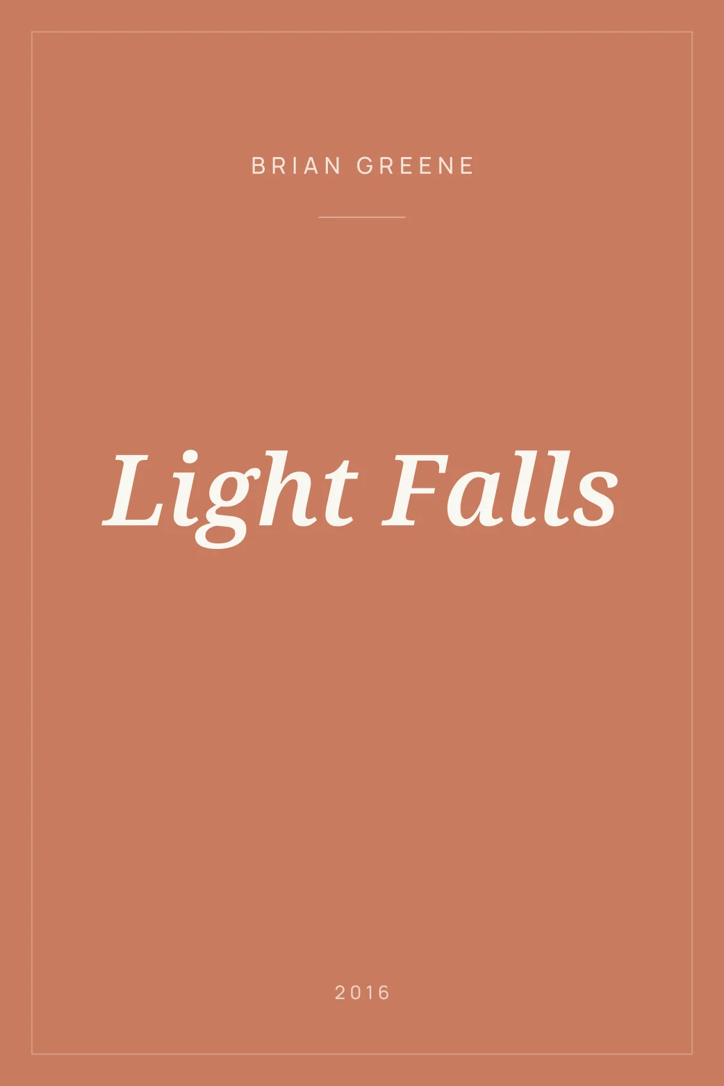 Portada de Light Falls