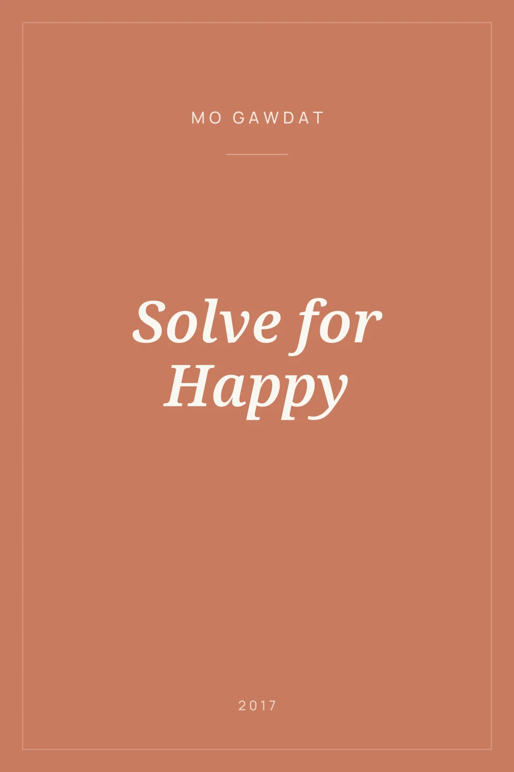 Portada de Solve for Happy