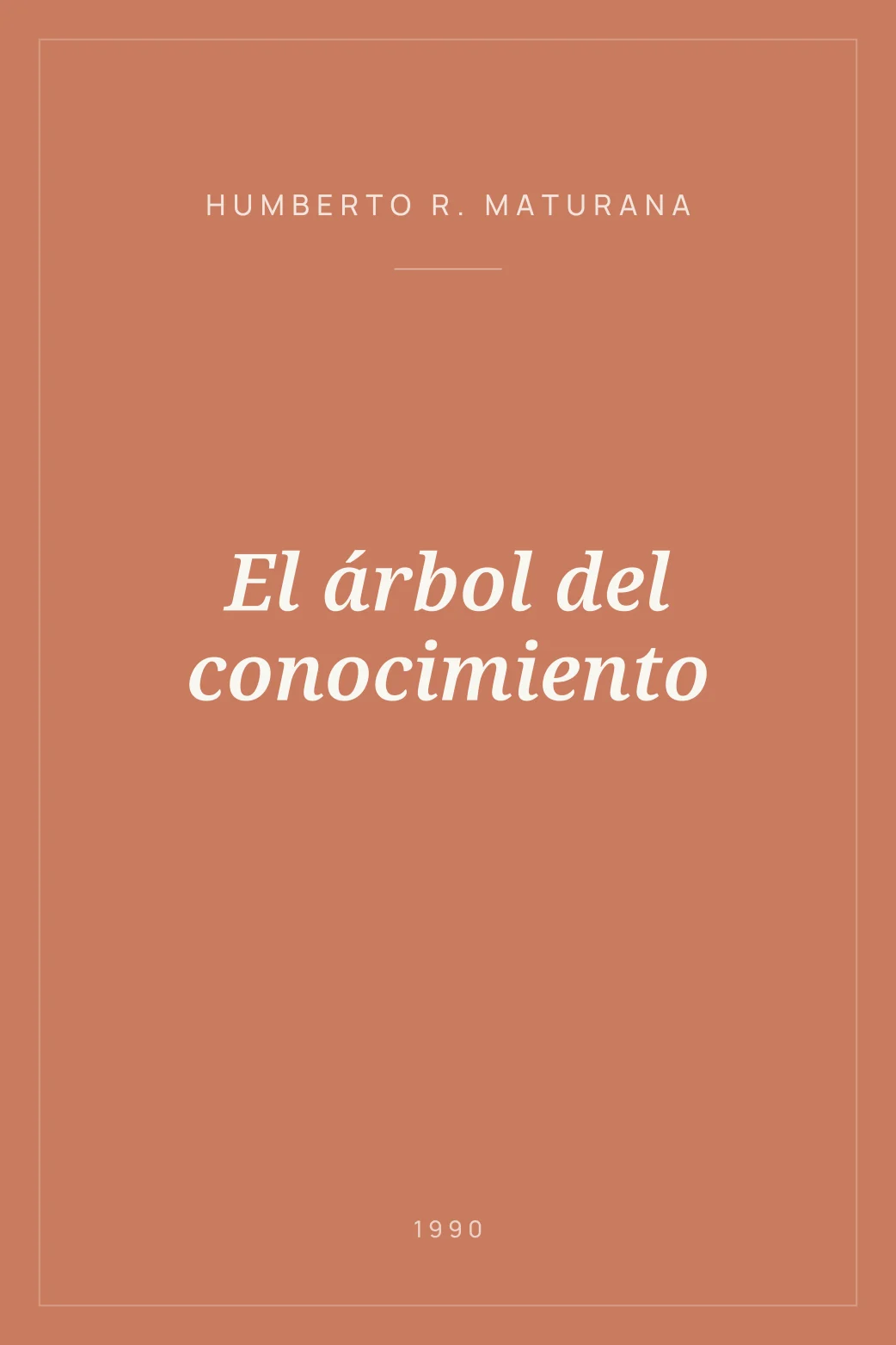Portada de El árbol del conocimiento