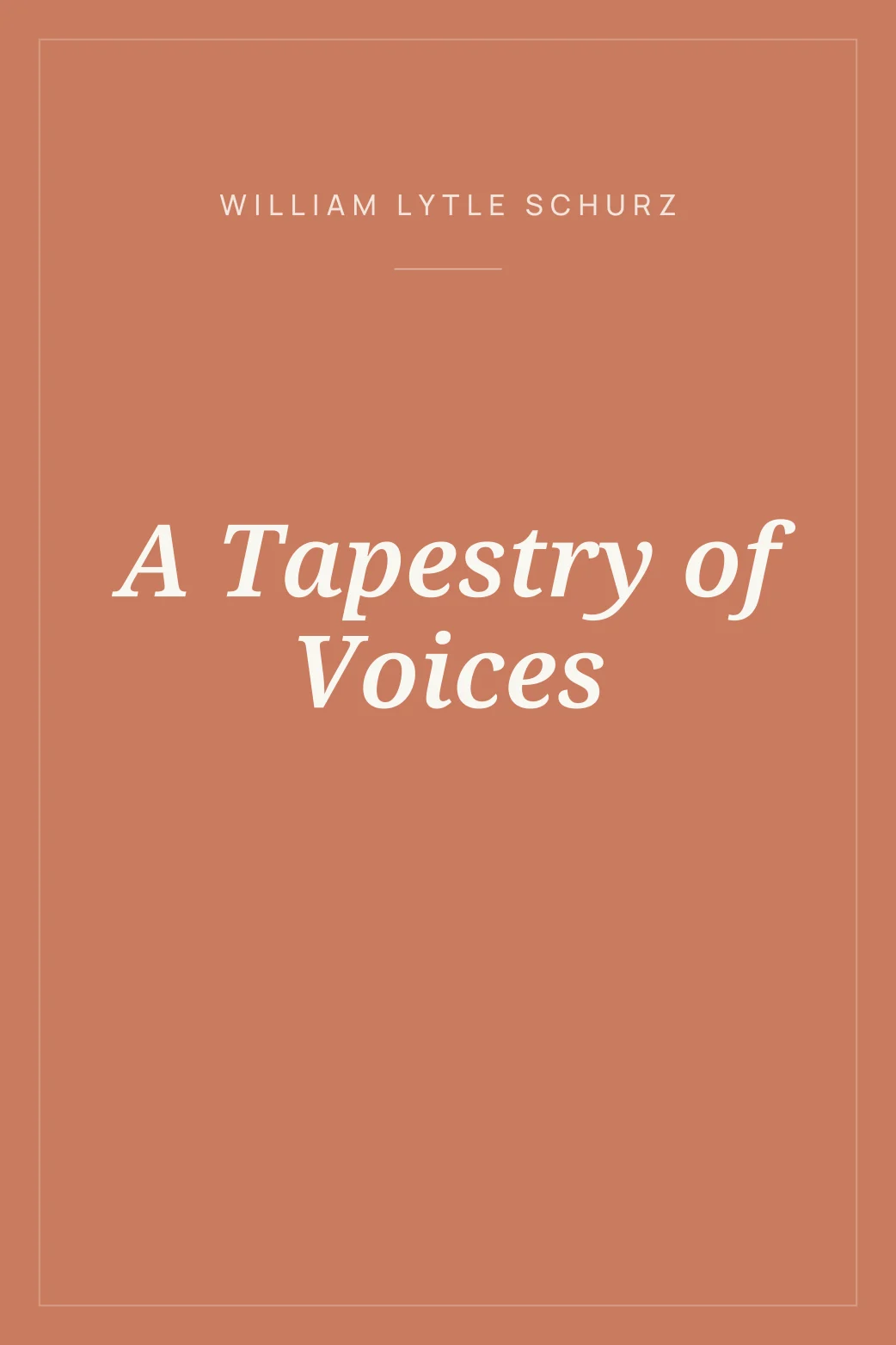 Portada de A Tapestry of Voices