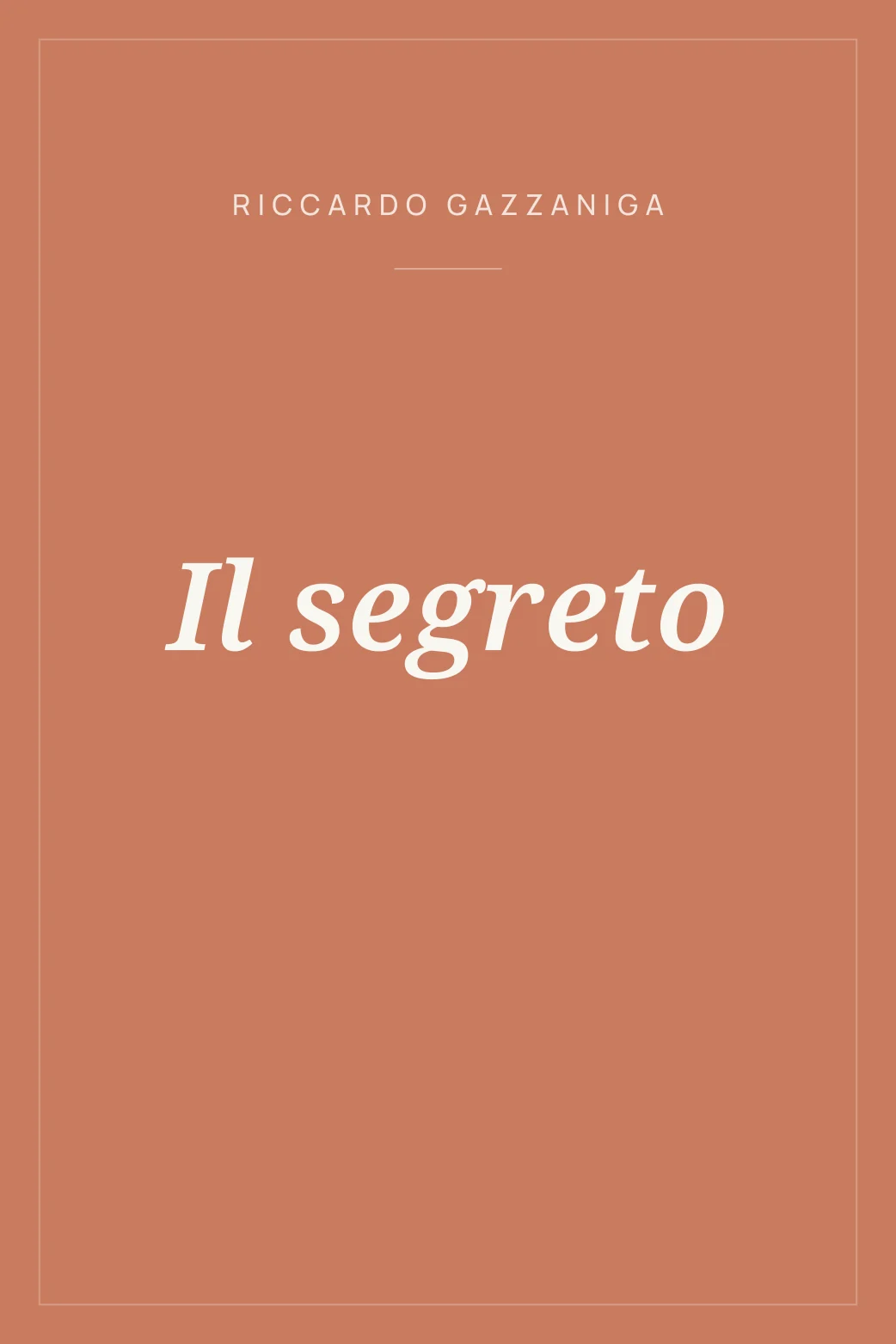 Portada de Il segreto