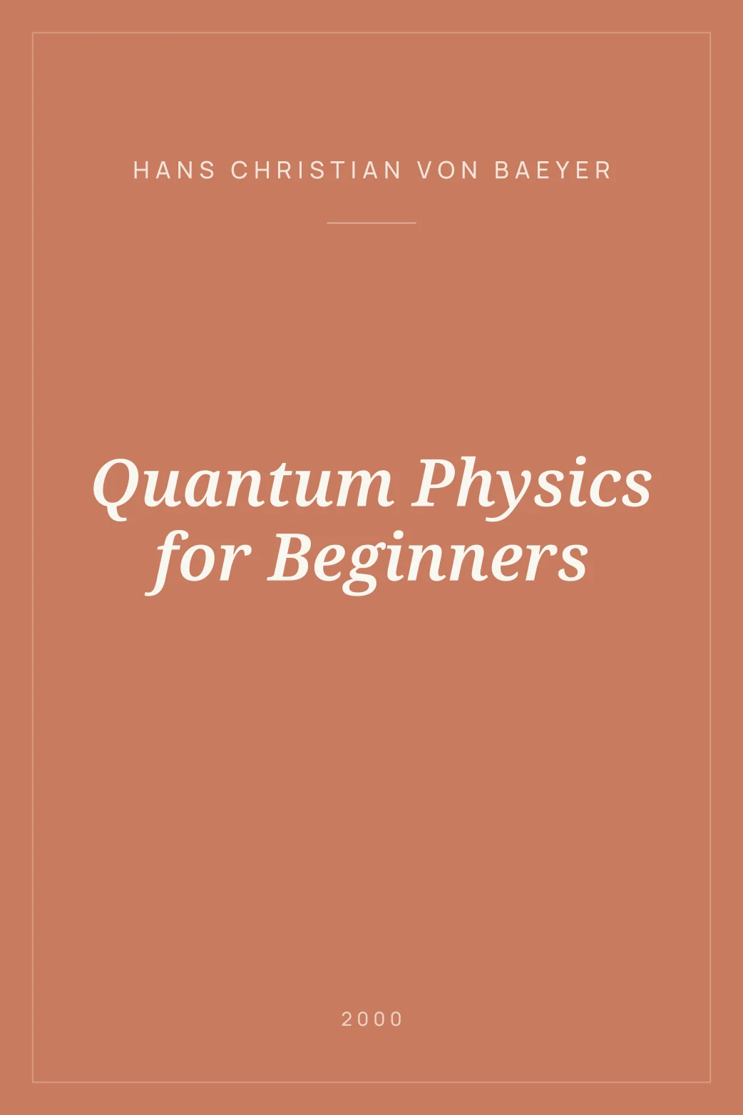 Portada de Quantum Physics for Beginners