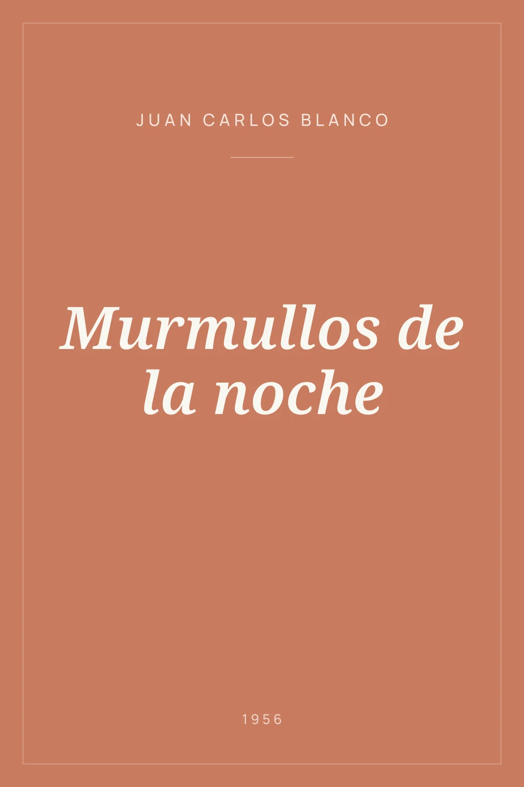 Portada de Murmullos de la noche