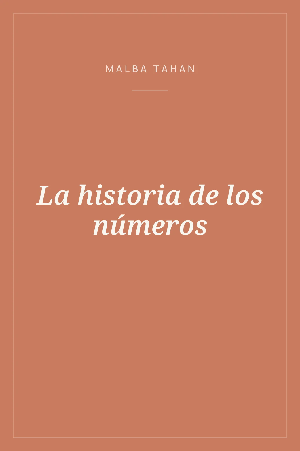 Portada de La historia de los números