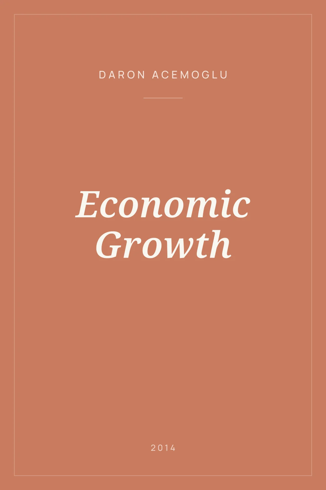Portada de Economic Growth