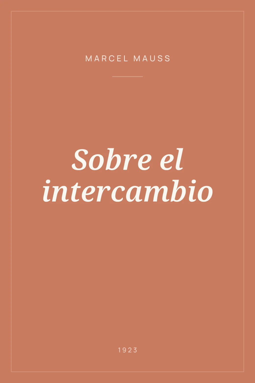 Portada de Sobre el intercambio