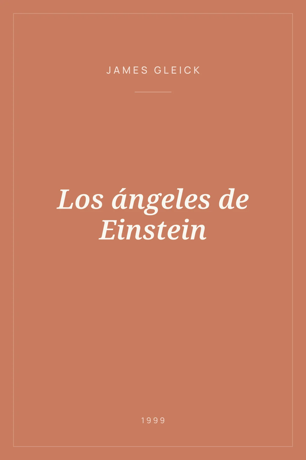 Portada de Los ángeles de Einstein