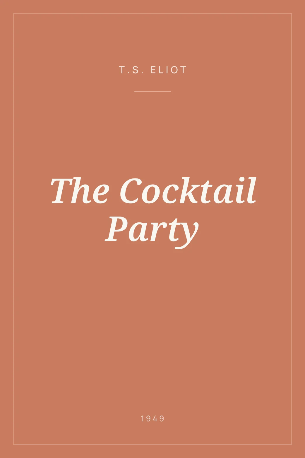 Portada de The Cocktail Party