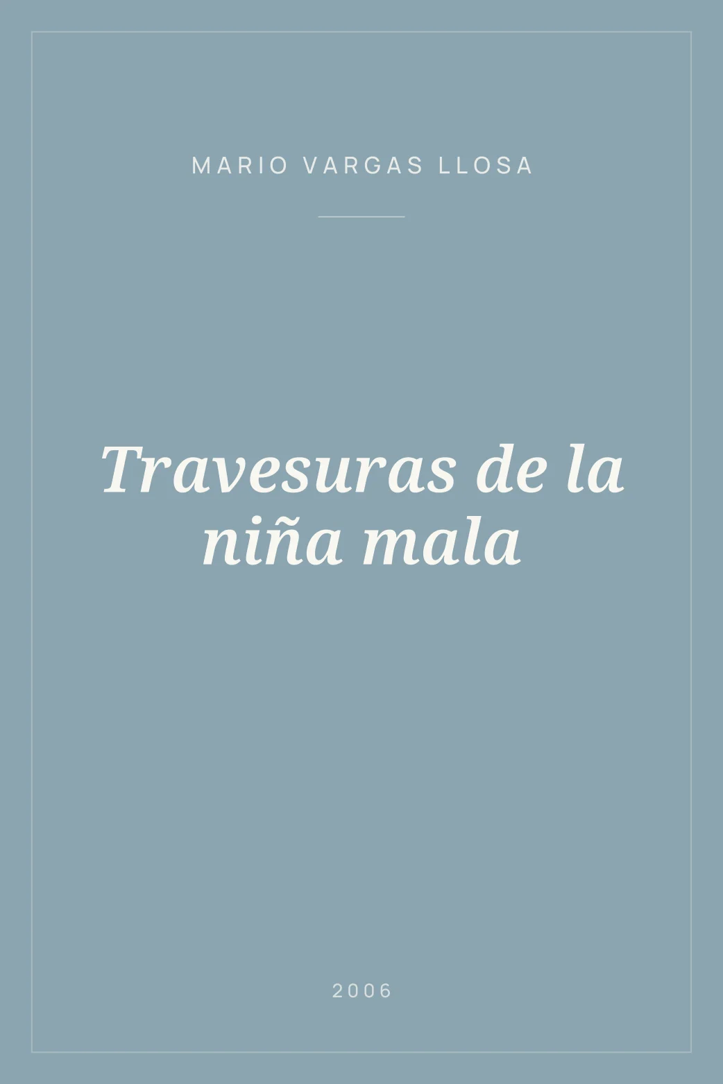 Portada de Travesuras de la niña mala