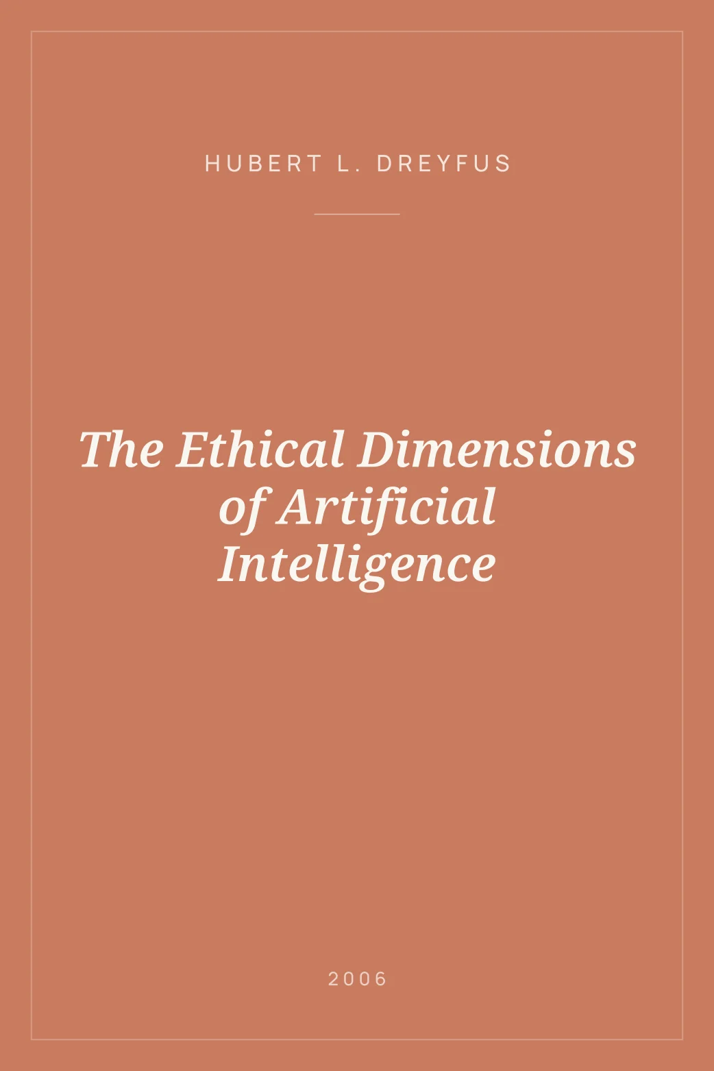 Portada de The Ethical Dimensions of Artificial Intelligence
