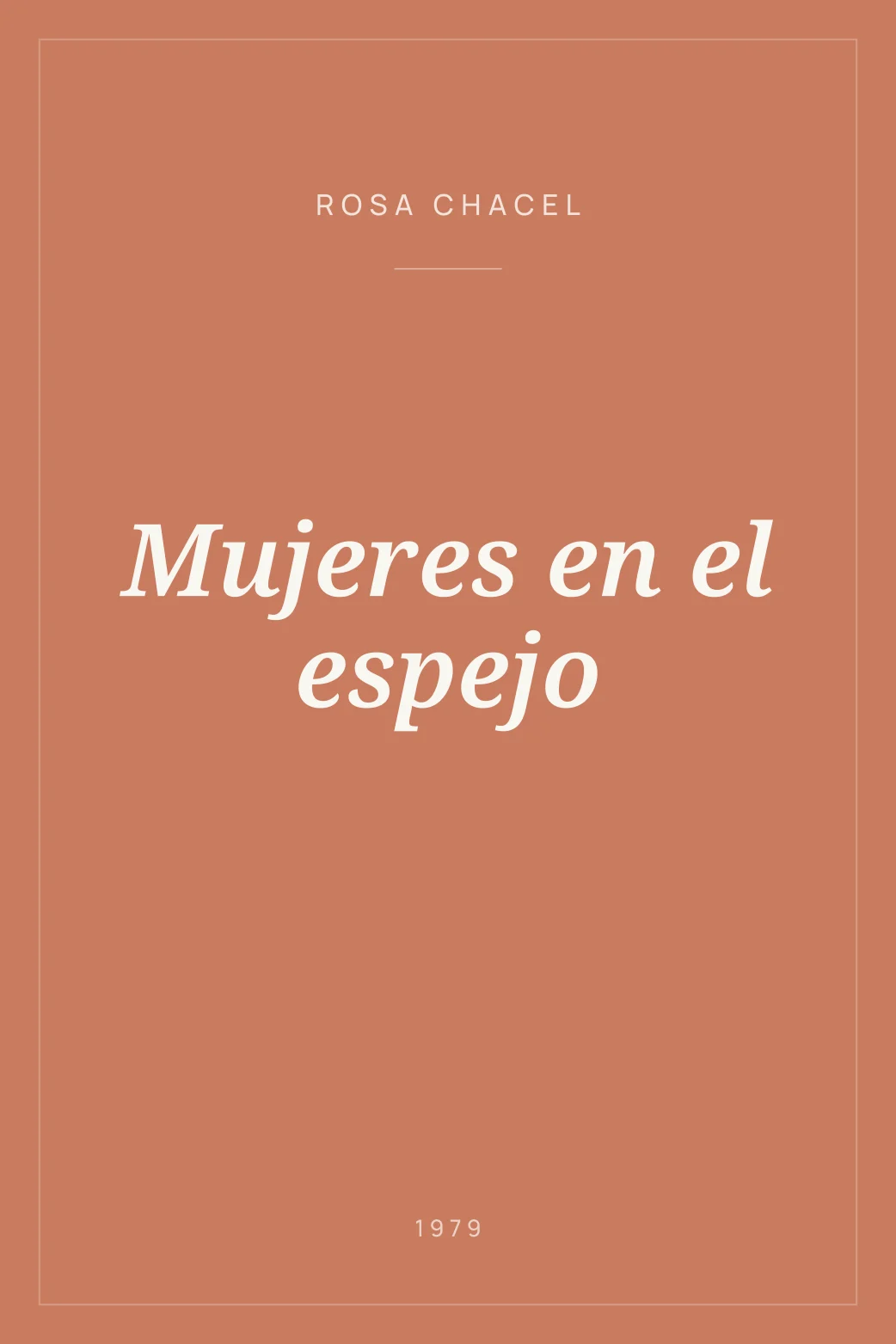 Portada de Mujeres en el espejo