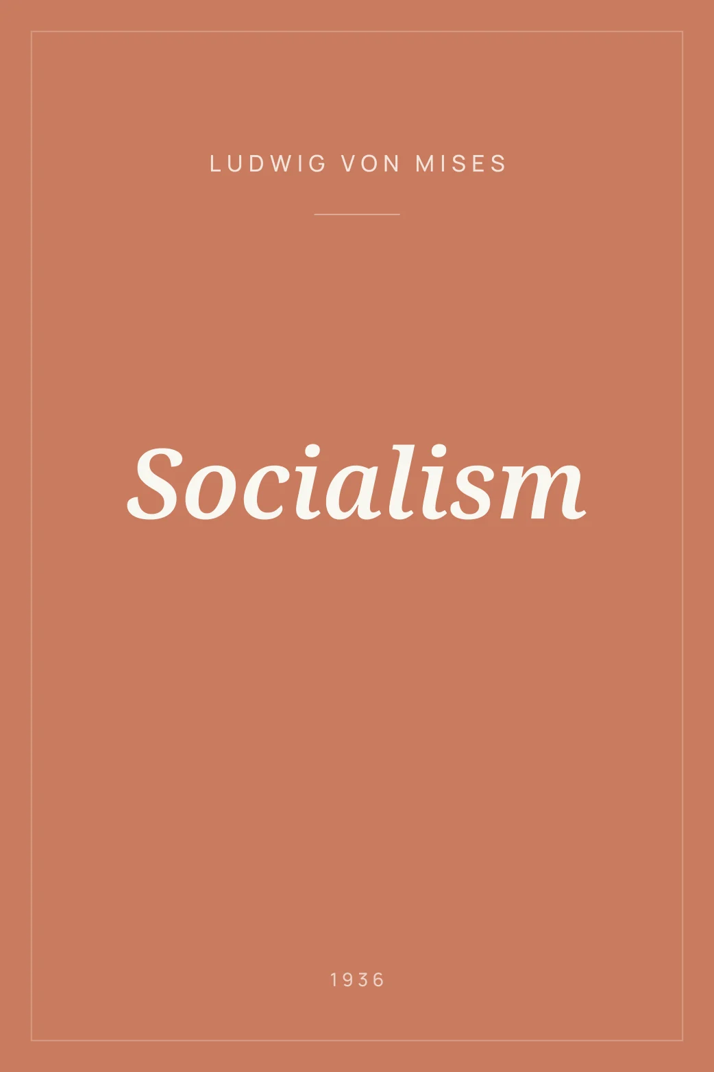 Portada de Socialism