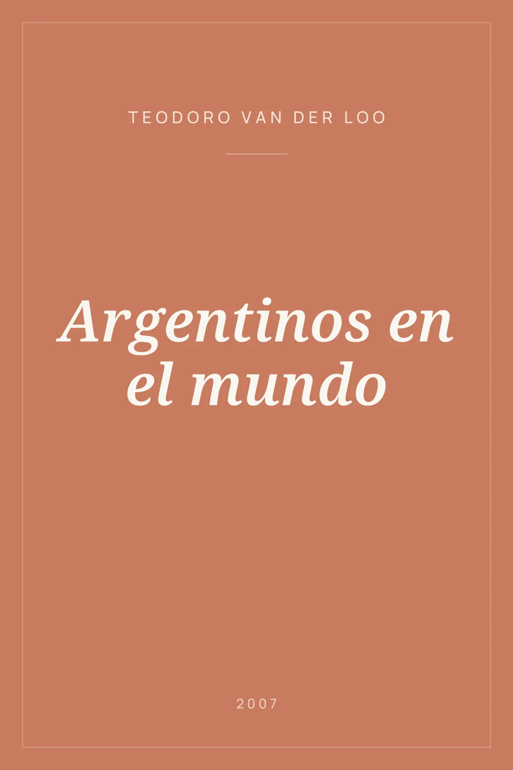 Portada de Argentinos en el mundo