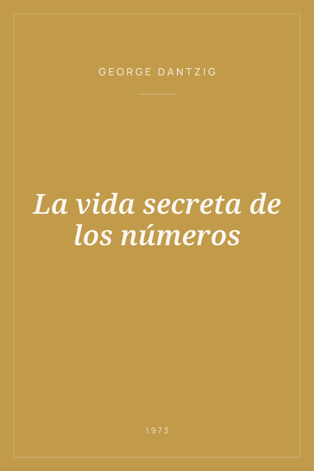 Portada de La vida secreta de los números