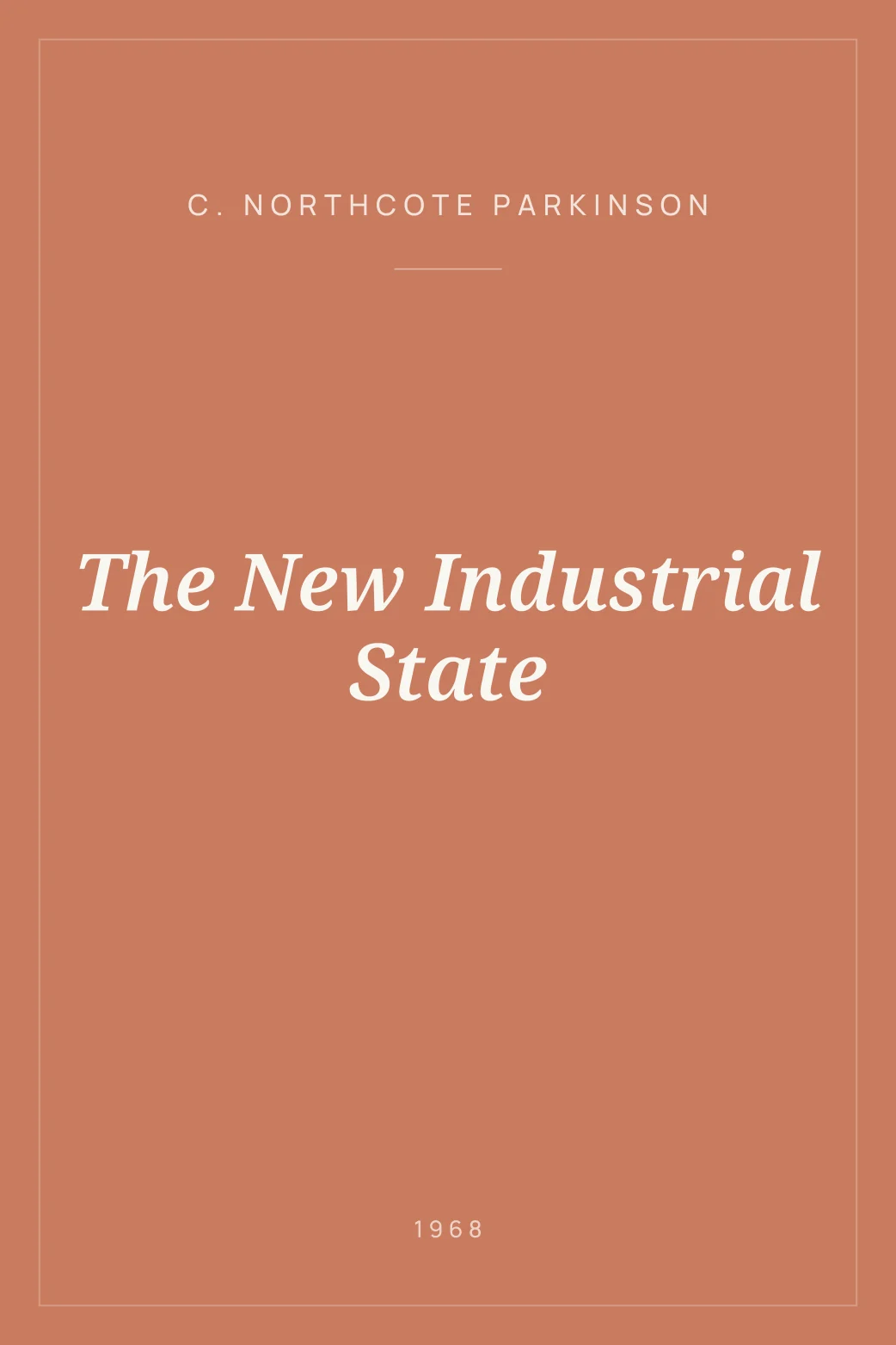 Portada de The New Industrial State