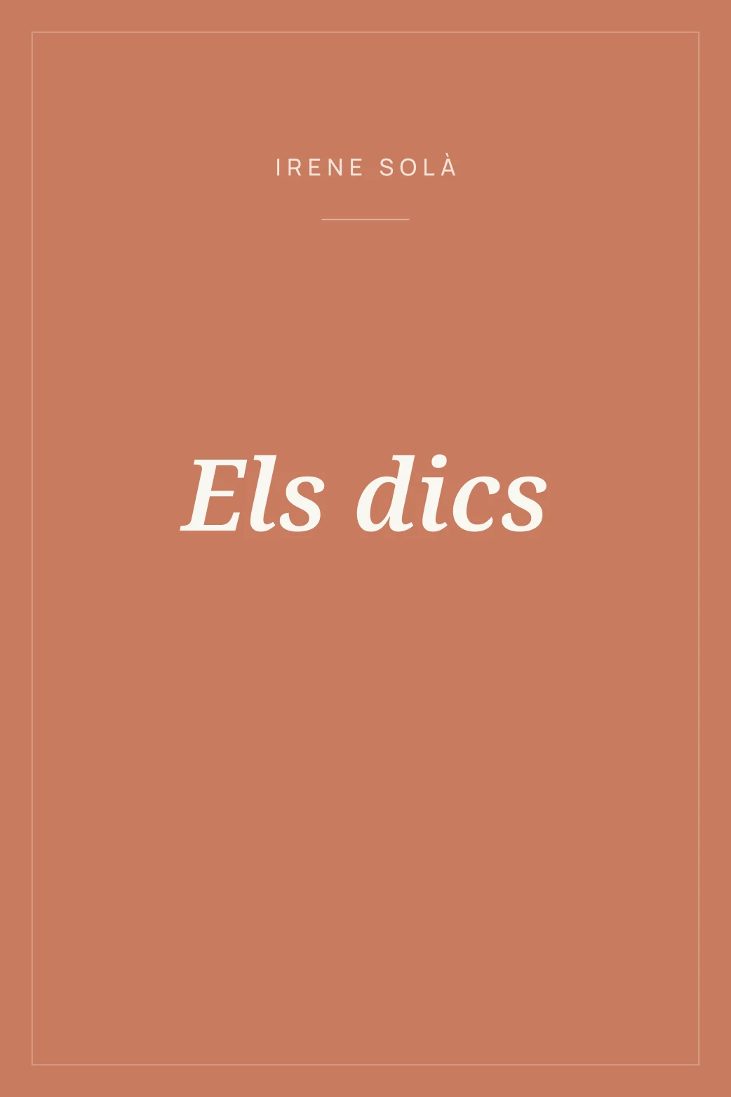 Portada de Els dics