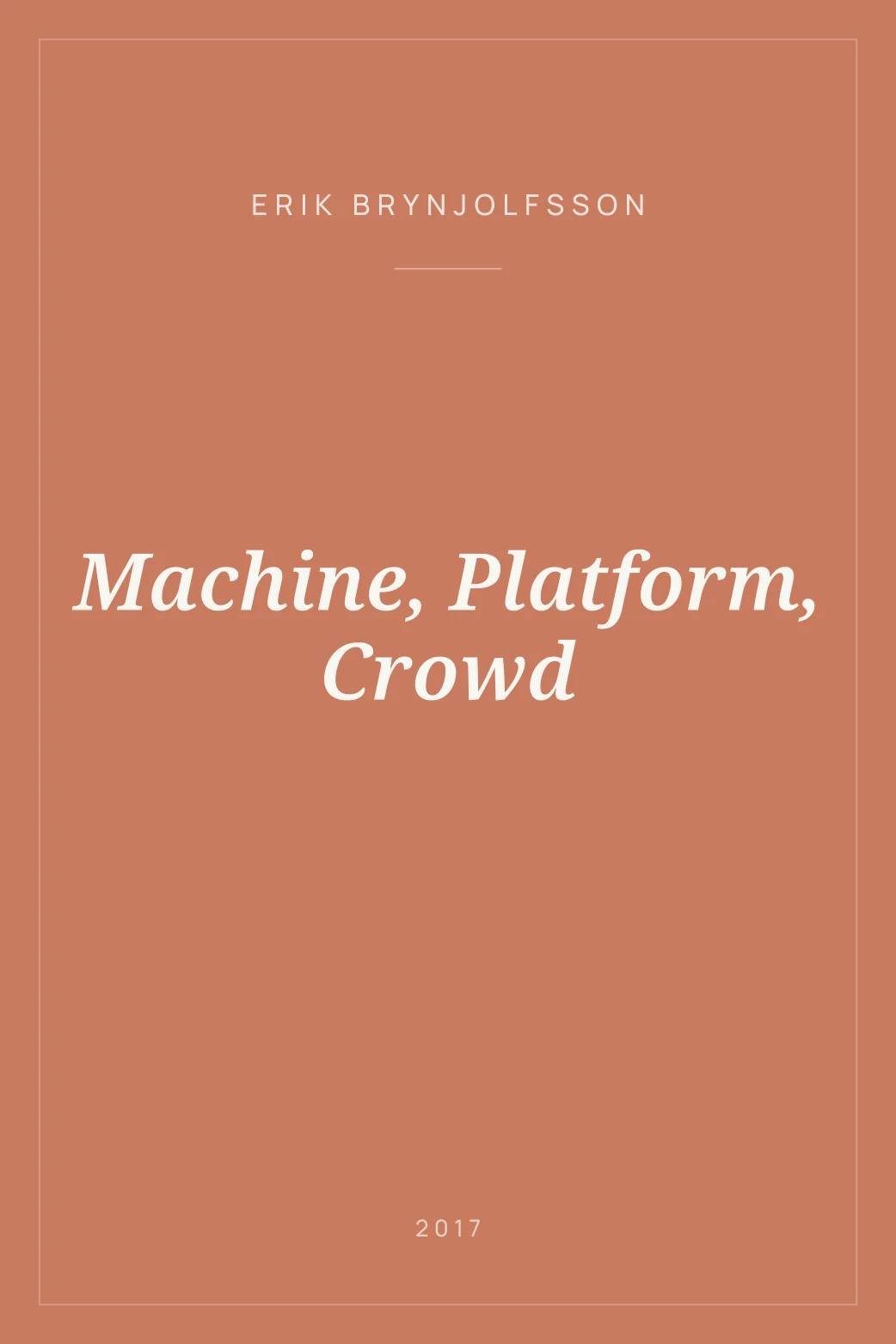 Portada de Machine, Platform, Crowd