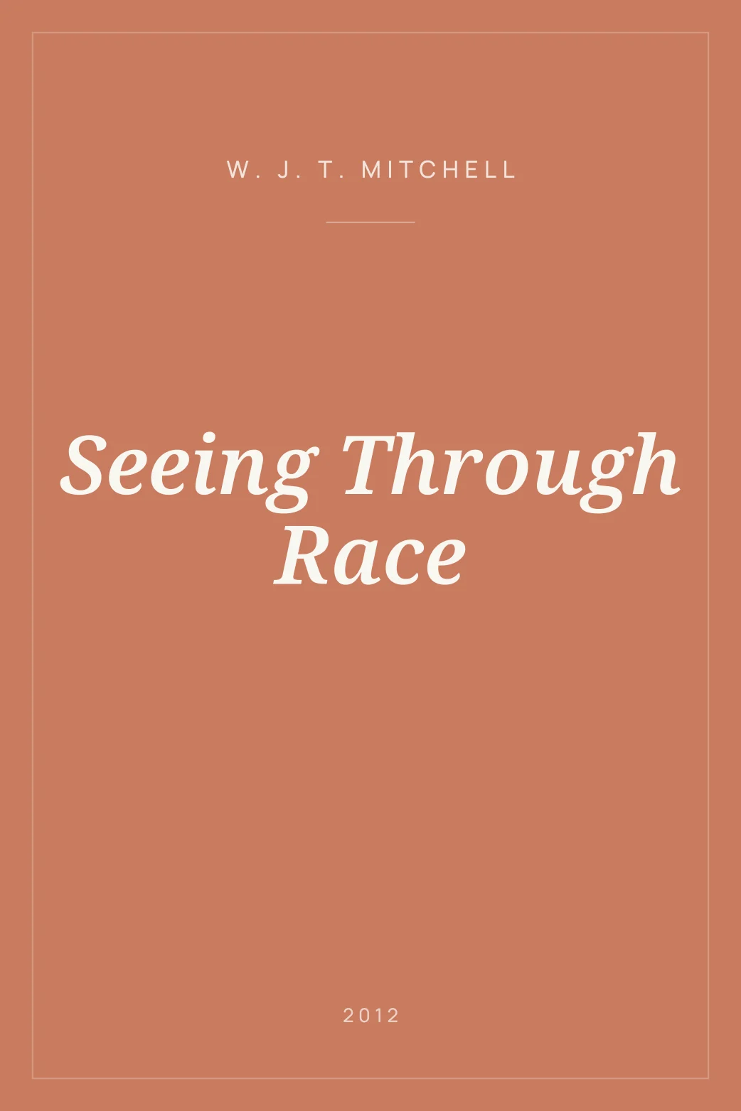 Portada de Seeing Through Race